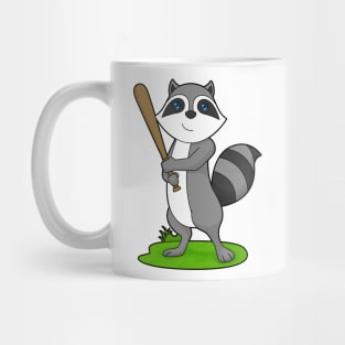 Racoon Baseball Baseball bat Mug